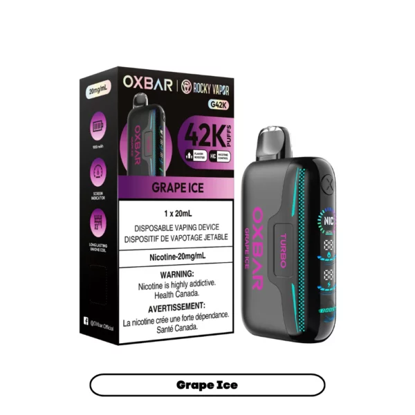 OXBAR x Rocky Vapor G42K - Grape Ice