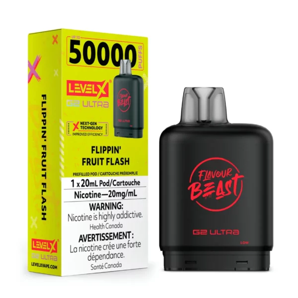 Level X Flavour Beast G2 Ultra 50K Pod - Flippin' Fruit Flash