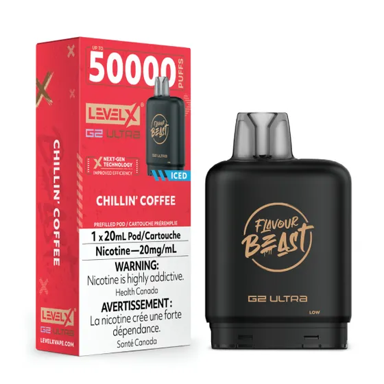 Level X Flavour Beast G2 Ultra 50K Pod - Chillin’ Coffee Iced