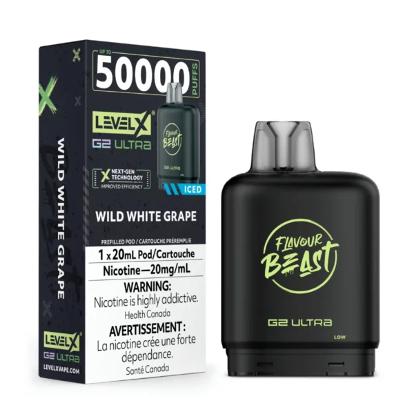 Level X Flavour Beast G2 Ultra 50K Pod - Wild White Grape Iced