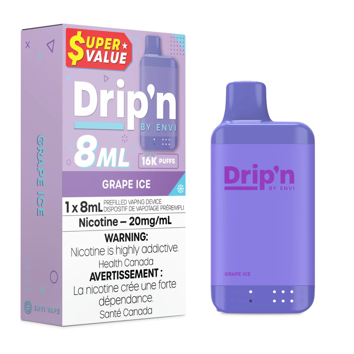 Drip'n By Envi 16K - Grape Ice