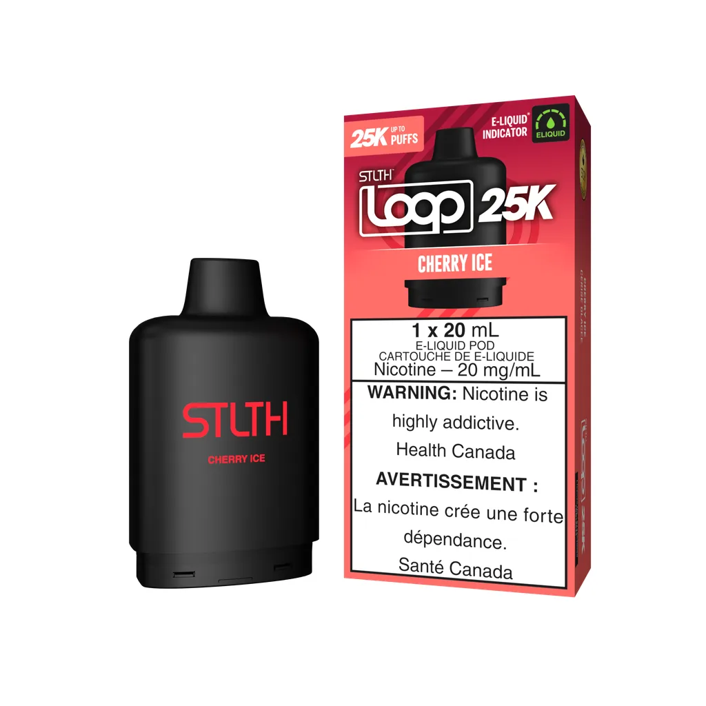 STLTH Loop 25K Pod - Cherry Ice