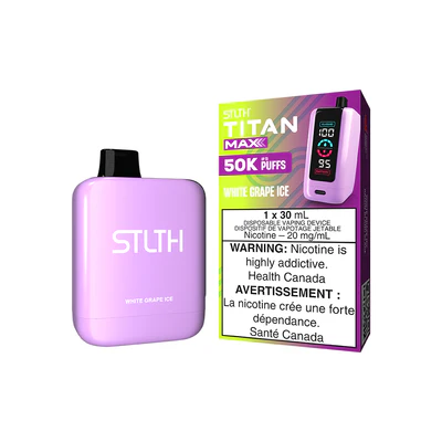 STLTH TITAN MAX 50k - White Grape Ice