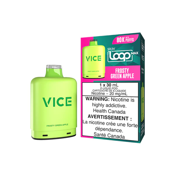 STLTH LOOP MAX x VICE 80K Pod - Frosty Green Apple