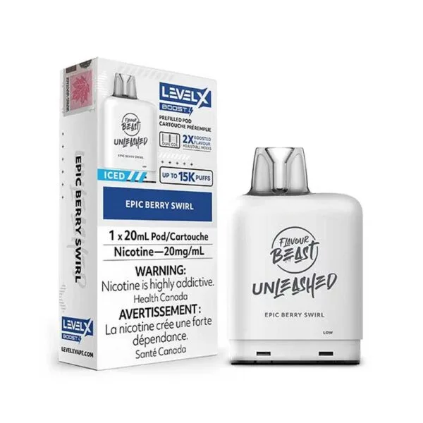 Level X Flavour Beast Unleashed G2 Boost 25k Pod - Epic Berry Swirl