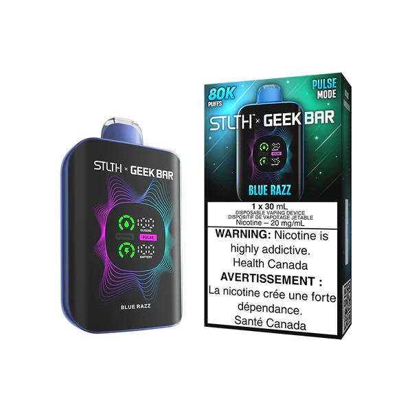 STLTH X GEEK BAR 80K - Blue Razz