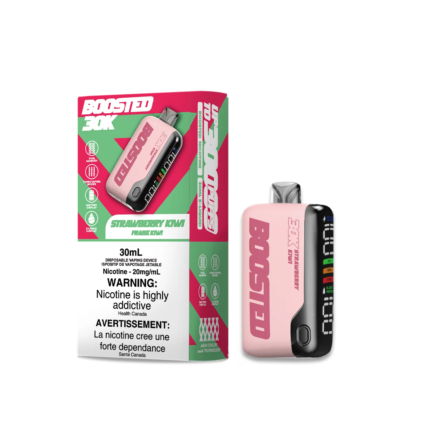 Boosted Bar 30K - Strawberry Kiwi