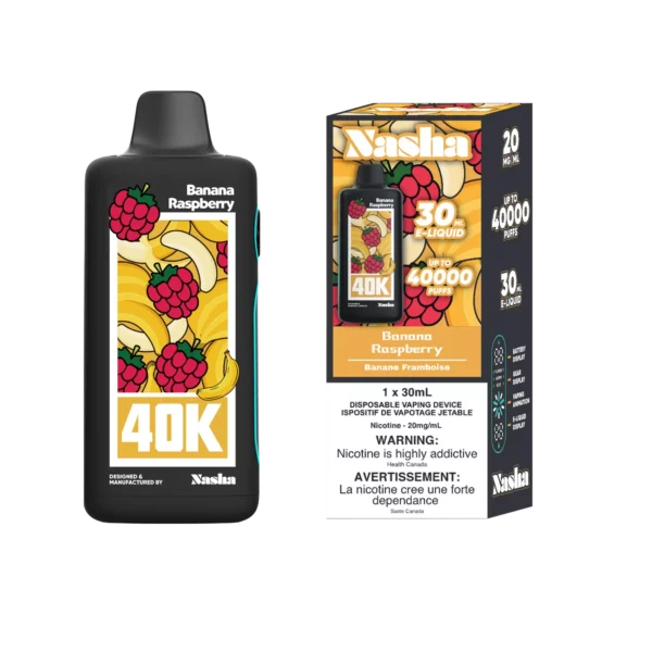 Nasha 40K - Banana Raspberry