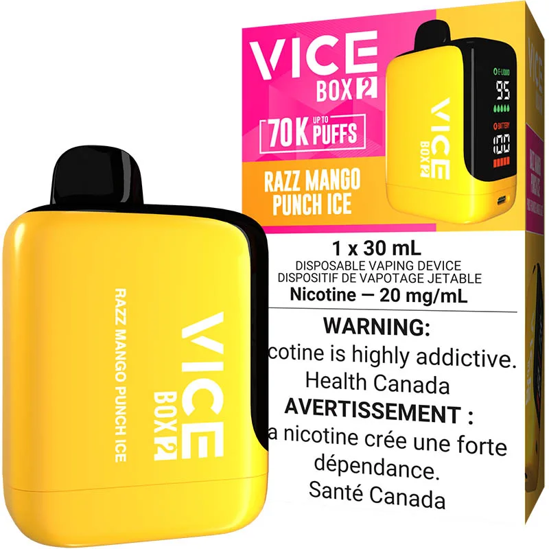VICE BOX 2 70k - Razz Mango Punch Ice