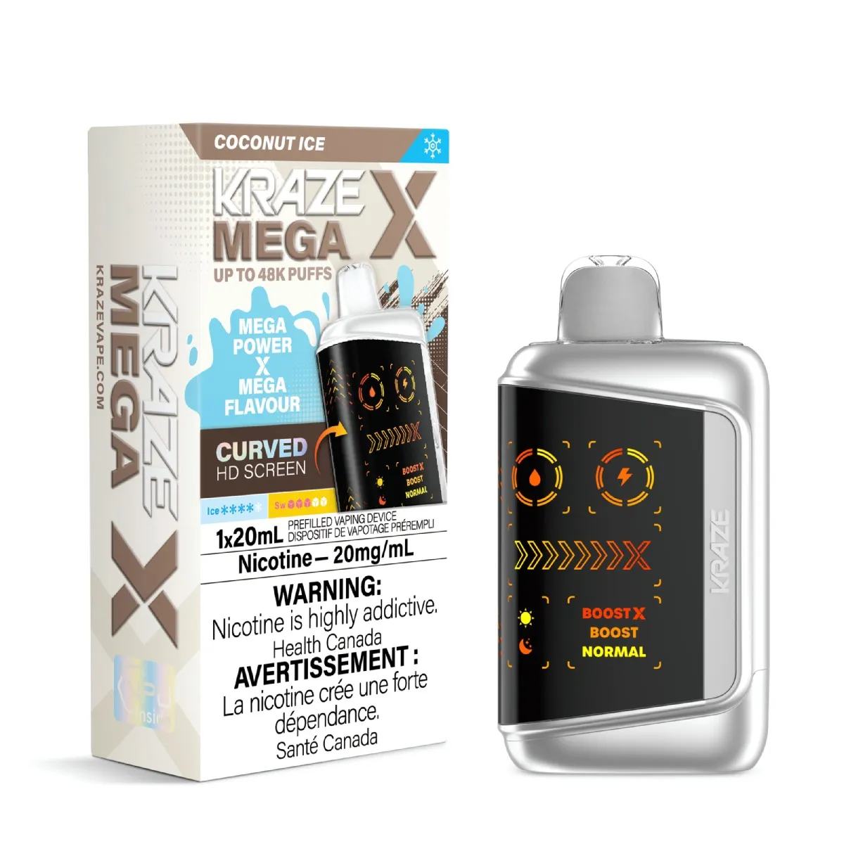 KRAZE Mega X - Coconut Ice
