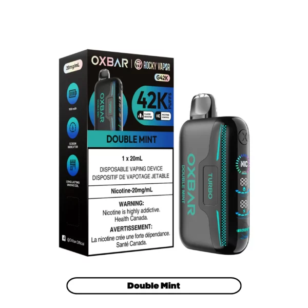 OXBAR x Rocky Vapor G42K - Double Mint