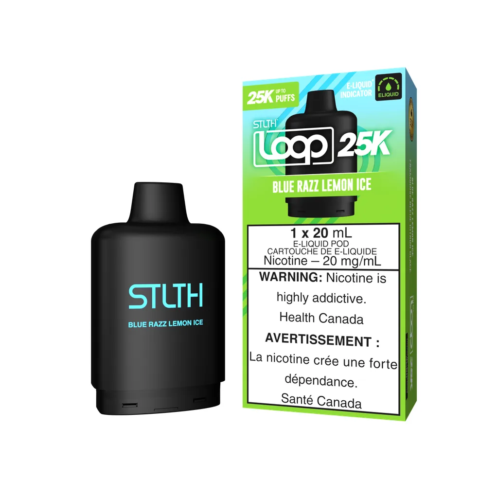 STLTH Loop 25K Pod - Blue Razz Lemon Ice