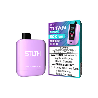 STLTH TITAN MAX 50k - White Grape Melon Ice