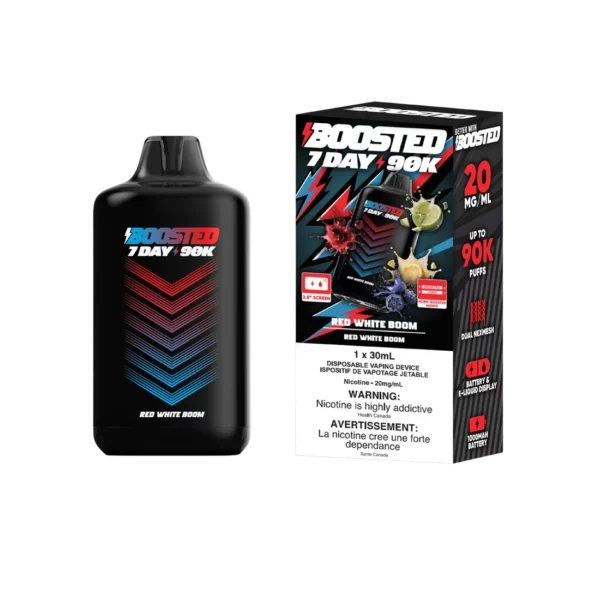 Boosted 7Day 90K - Red White Boom