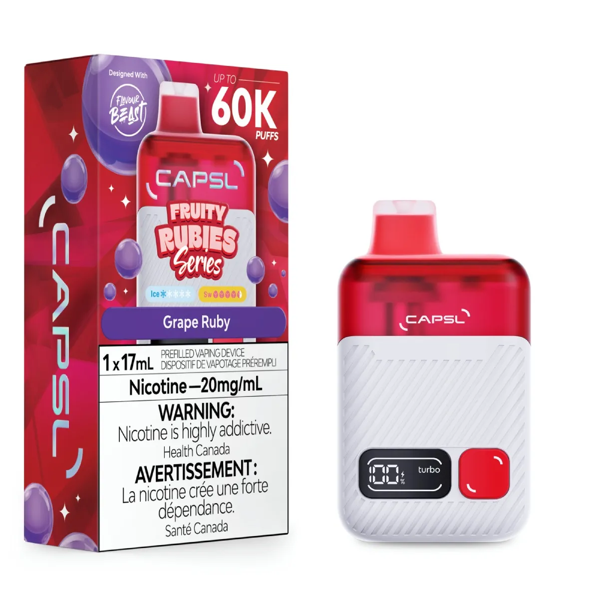 CAPSL AFX17 - Fruity Rubies Grape Ruby
