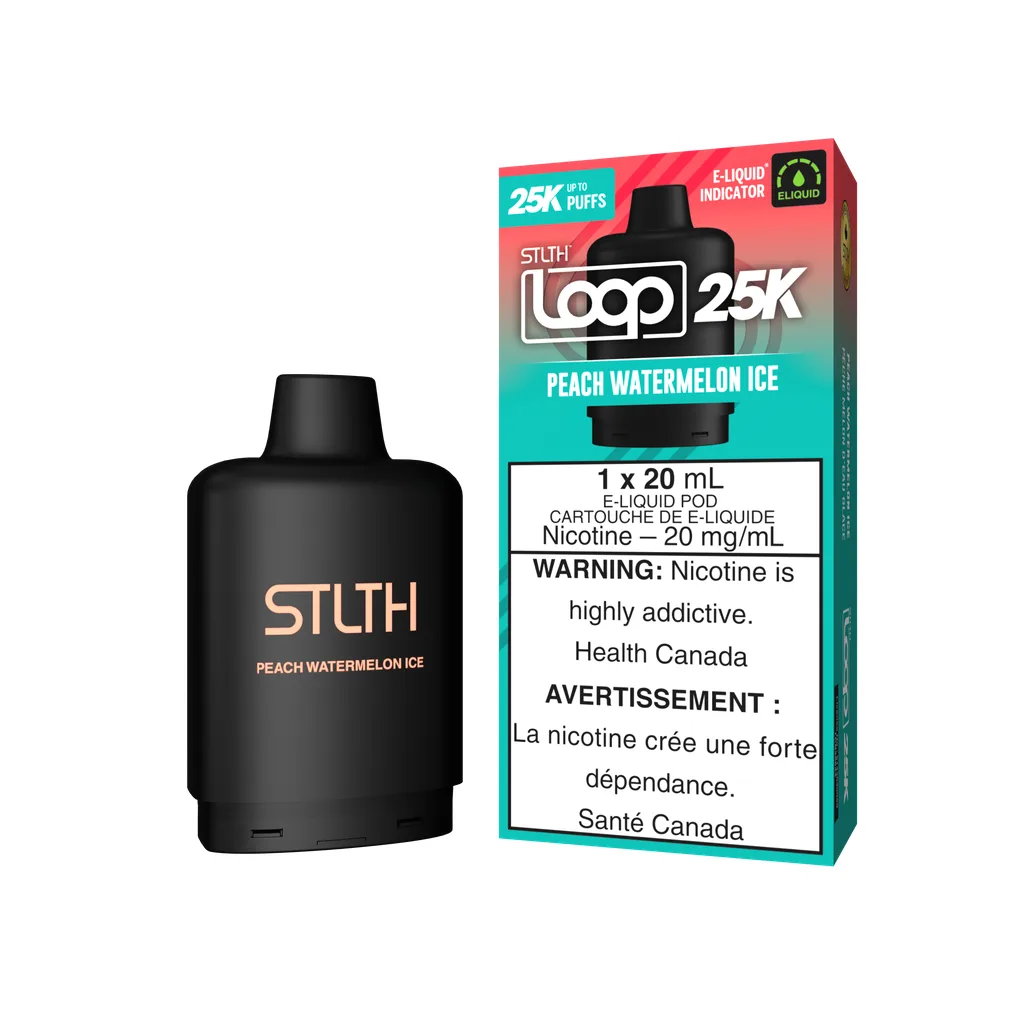 STLTH Loop 25K Pod - Peach Watermelon Ice