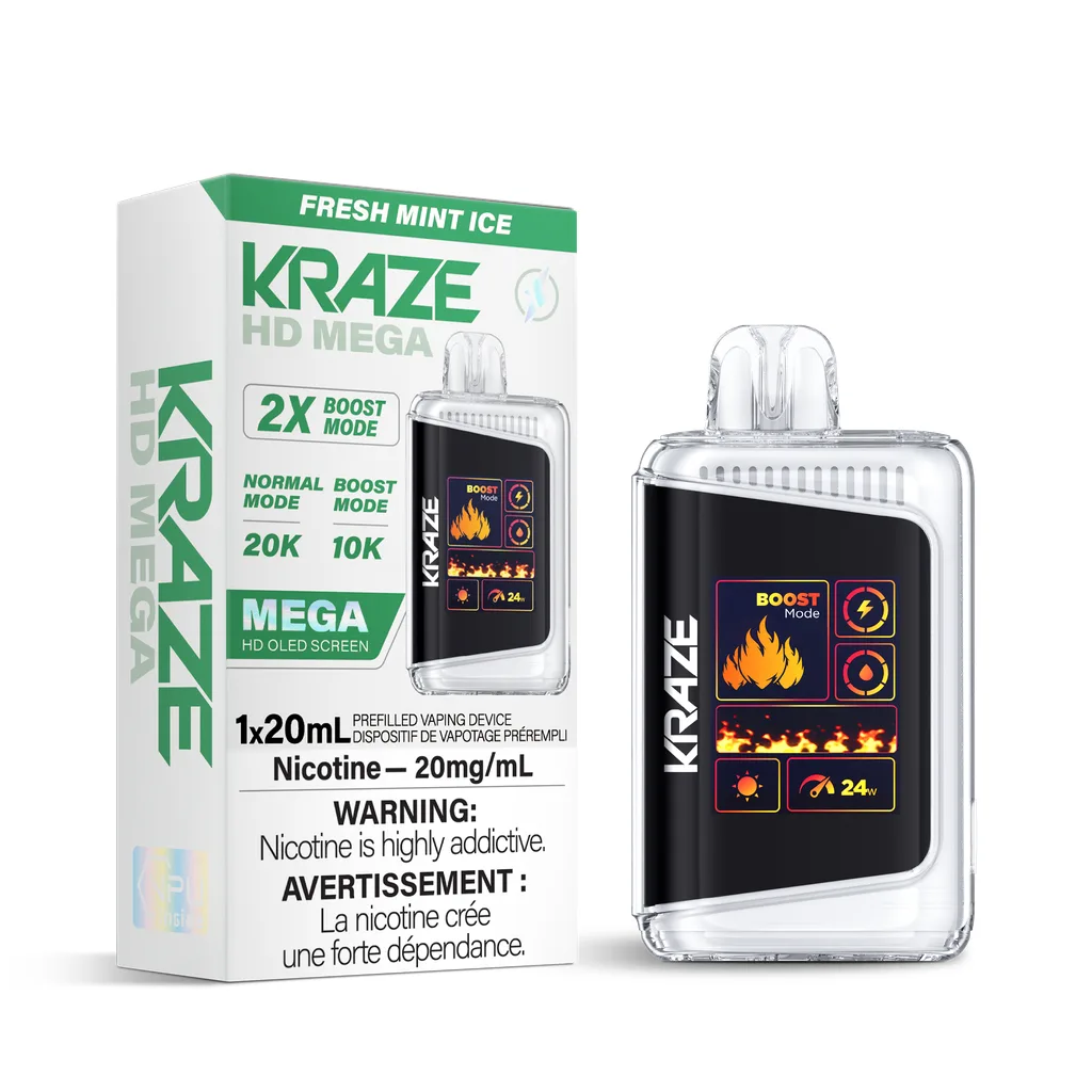 Kraze HD Mega - Fresh Mint Ice