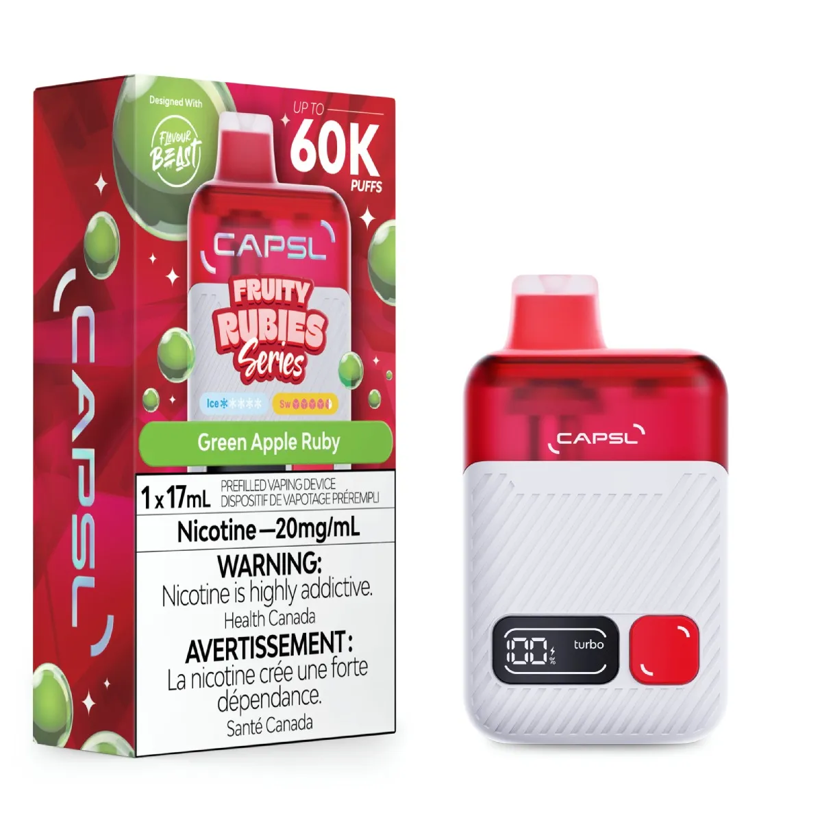 CAPSL AFX17 - Fruity Rubies Green Apple Ruby