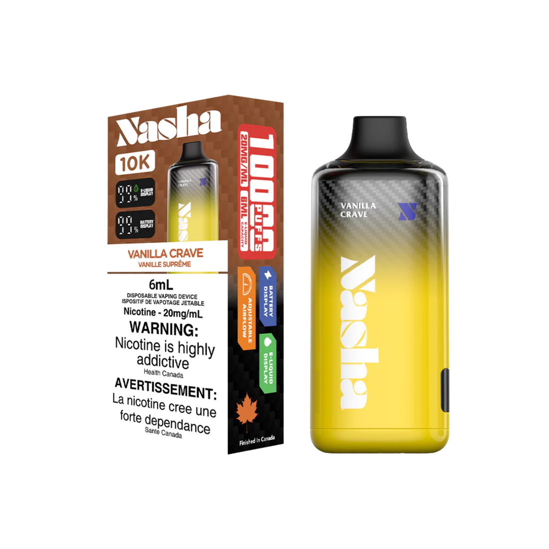 Nasha 10K - Vanilla Crave