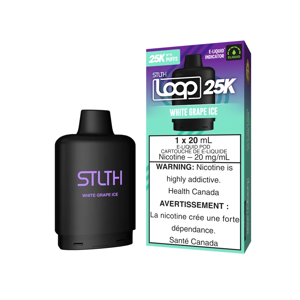 STLTH Loop 25K Pod - White Grape Ice