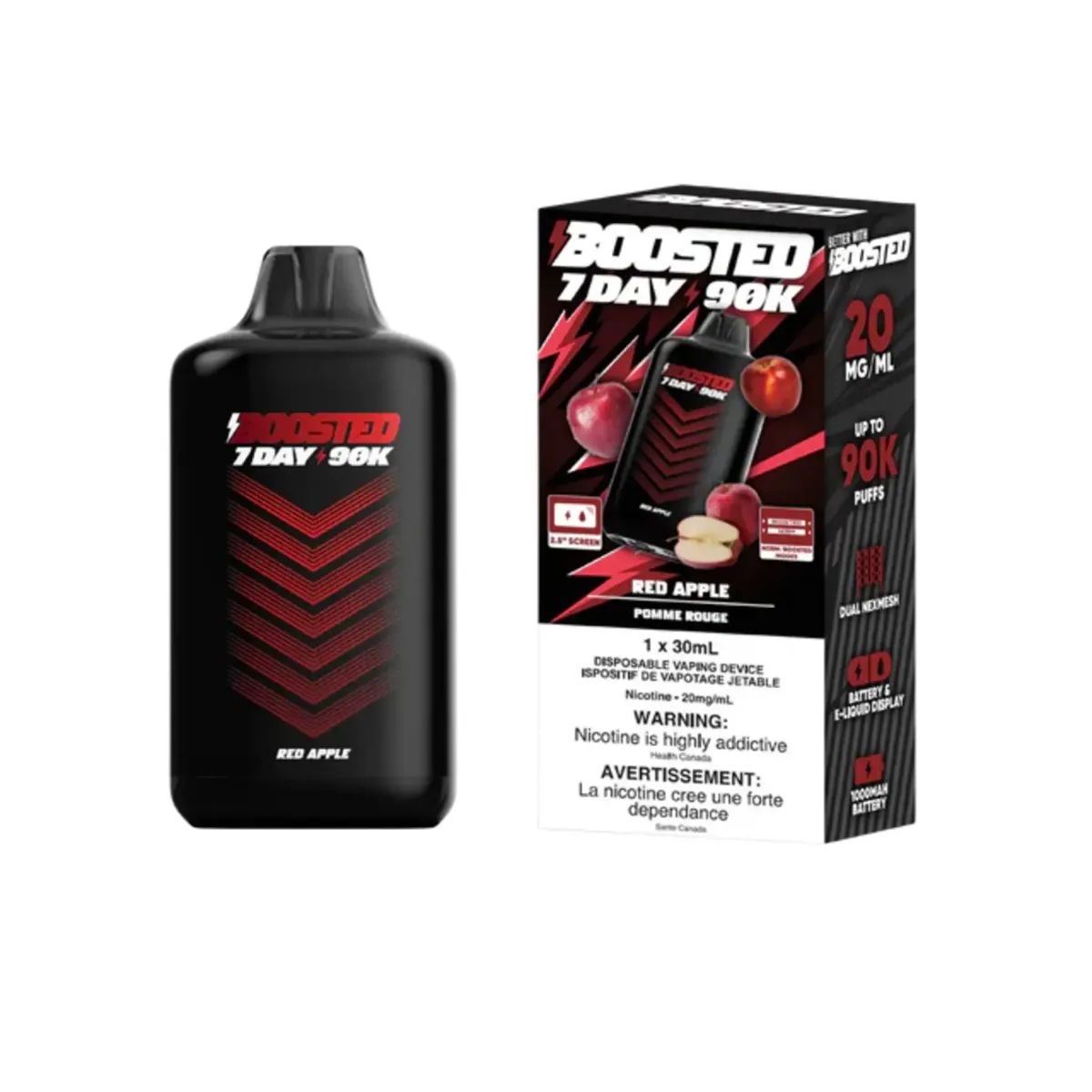 Boosted 7Day 90K - Red Apple