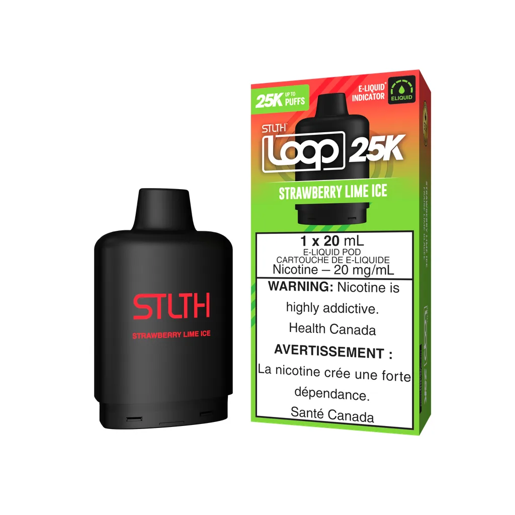 STLTH Loop 25K Pod - Strawberry Lime Ice
