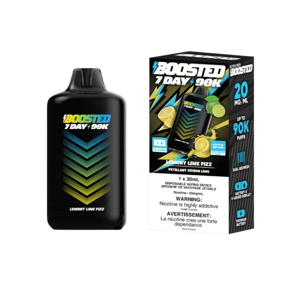 Boosted 7Day 90K - Lemony Lime Fizz