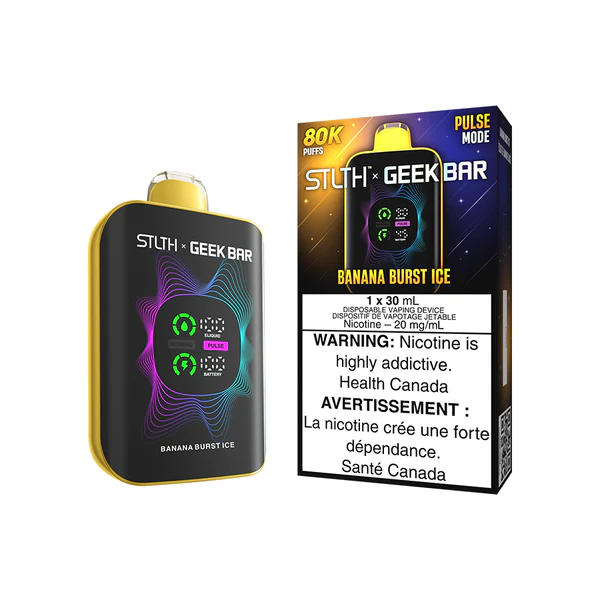 STLTH X GEEK BAR 80K - Banana Burst Ice