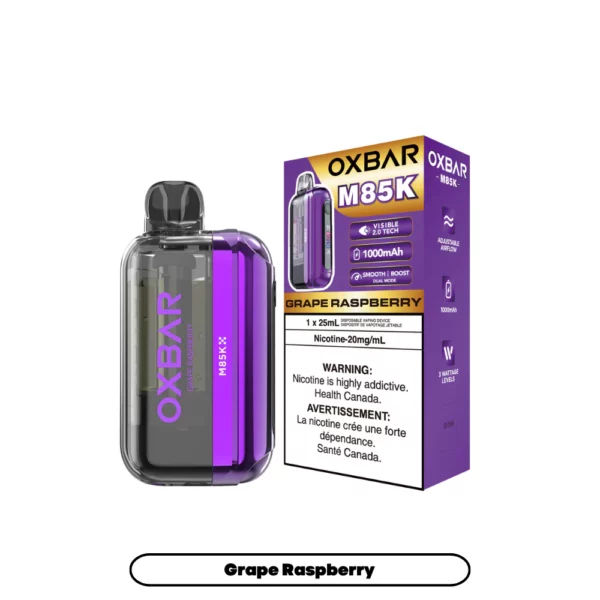 OXBAR M85K - Grape Raspberry