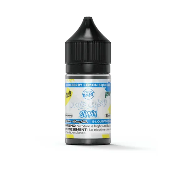 Flavour Beast Unleashed Sippin' - Blueberry Lemon Squeeze 30ml Salt