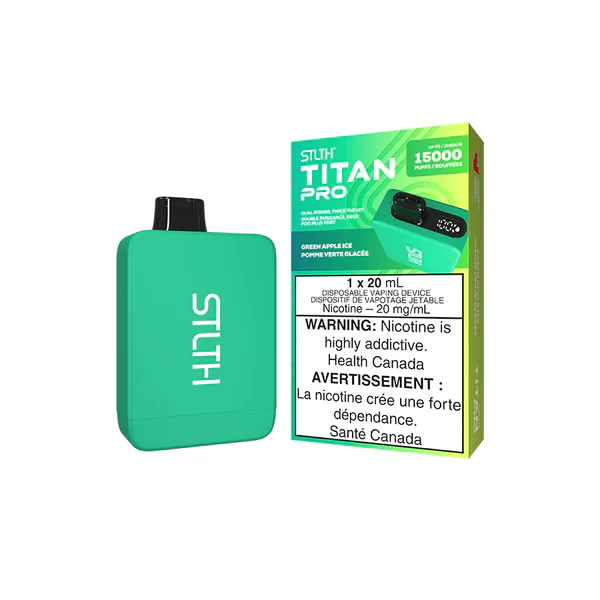 STLTH TITAN PRO 15k - Green Apple Ice