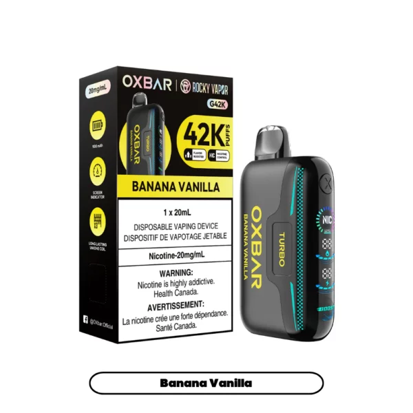 OXBAR x Rocky Vapor G42K - Banana Vanilla