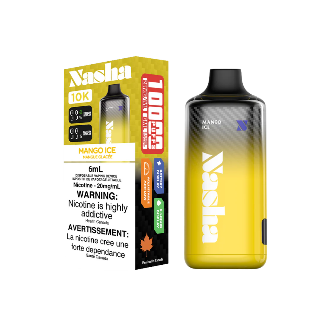 Nasha 10K - Mango Ice