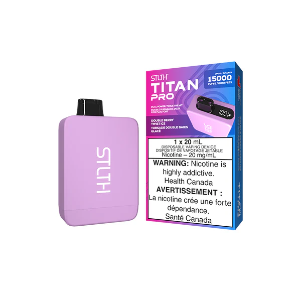 STLTH TITAN PRO 15k - Double Berry Twist Ice