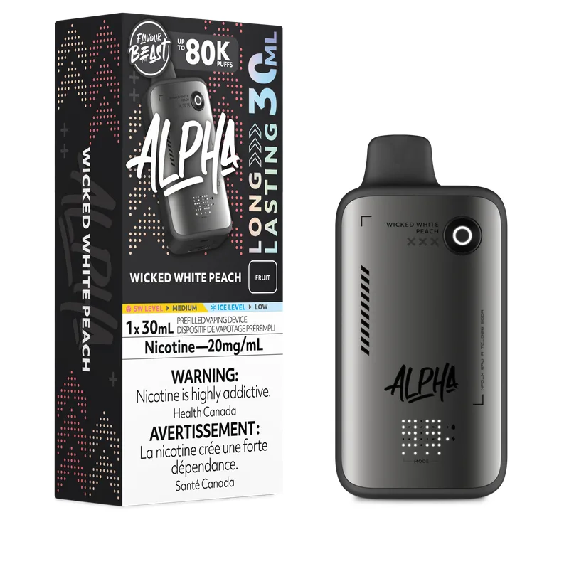 Flavour Beast Alpha 80K - Wicked White Peach