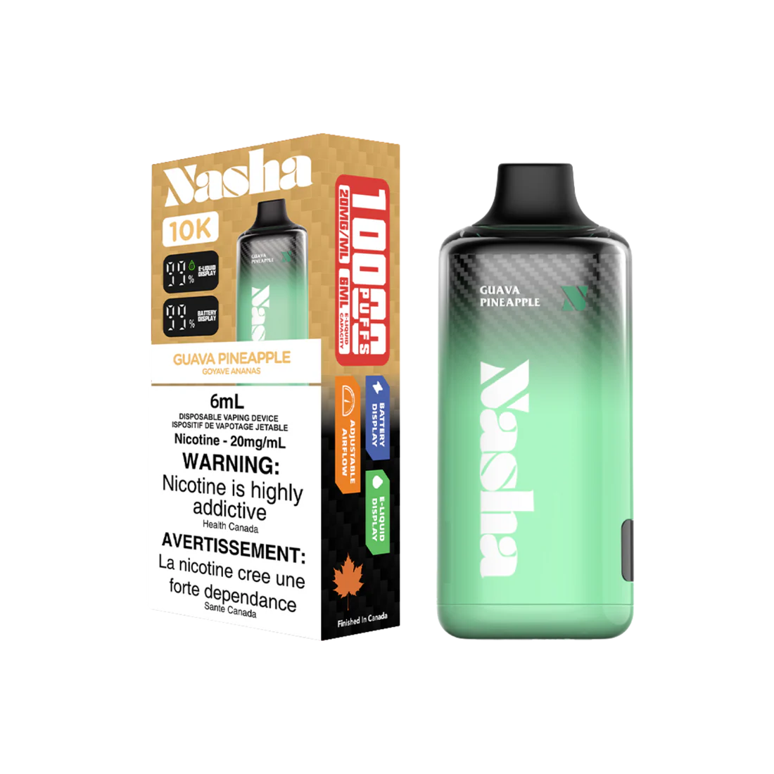 Nasha 10K - Guava Pineapple