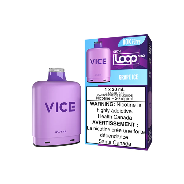 STLTH LOOP MAX x VICE 80K Pod - Grape Ice