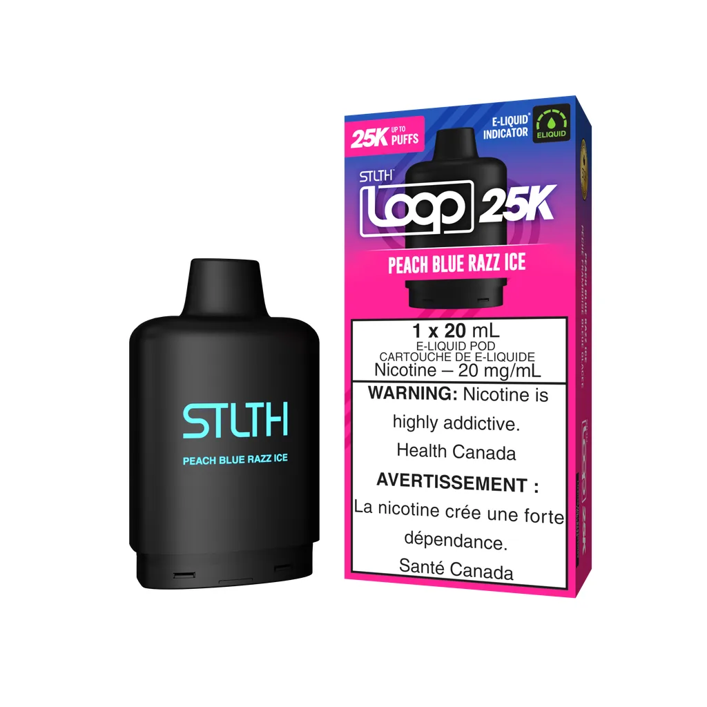 STLTH Loop 25K Pod - Peach Blue Razz Ice