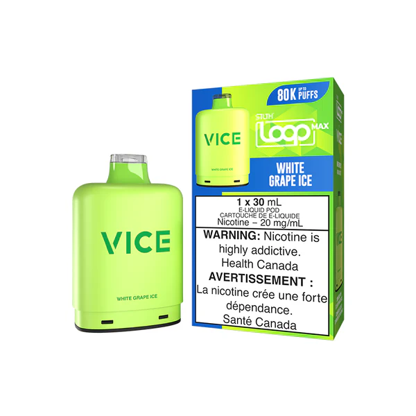 STLTH LOOP MAX x VICE 80K Pod - White Grape Ice