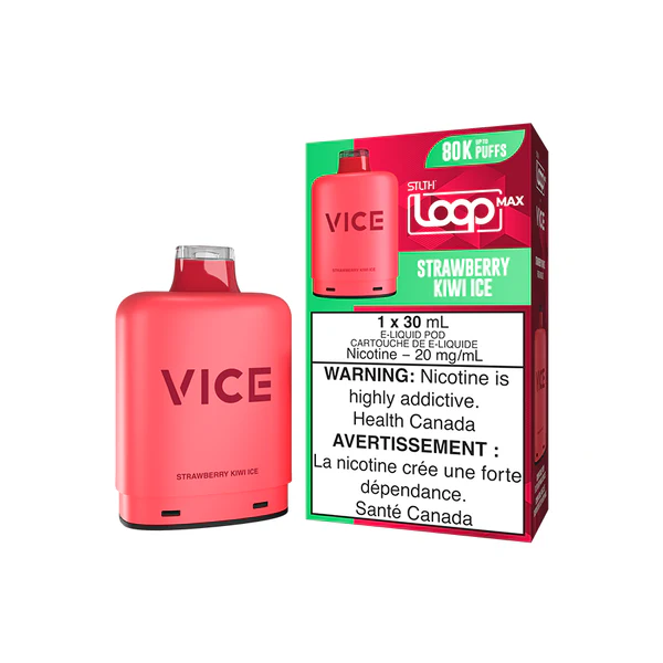 STLTH LOOP MAX x VICE 80K Pod - Strawberry Kiwi Ice