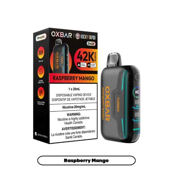 OXBAR x Rocky Vapor G42K - Raspberry Mango