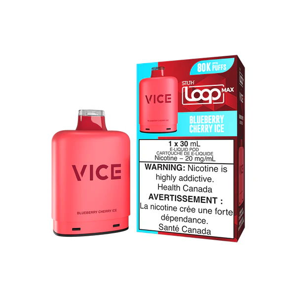 STLTH LOOP MAX x VICE 80K Pod - Blueberry Cherry Ice