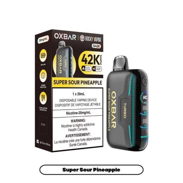 OXBAR x Rocky Vapor G42K - Super Sour Pineapple