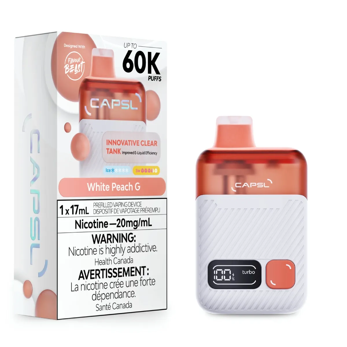 CAPSL AFX17 60K - White Peach G