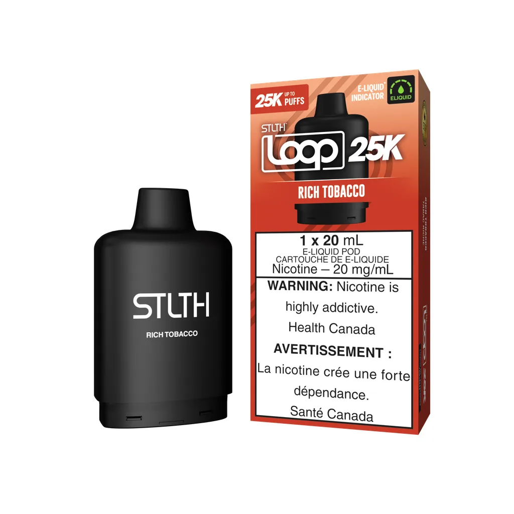 STLTH Loop 25K Pod - Rich Tobacco