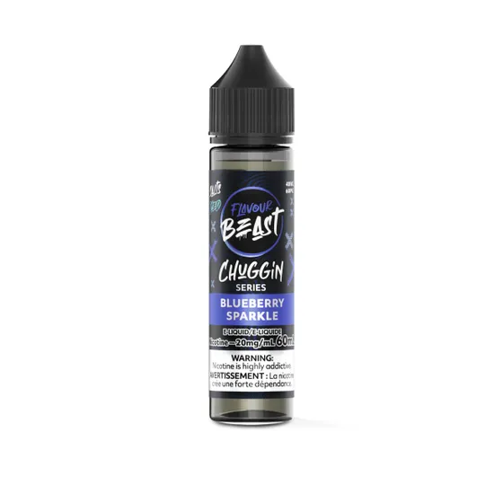 Flavour Beast Chuggin' Series - Blueberry Sparkle Iced 60ml Salt