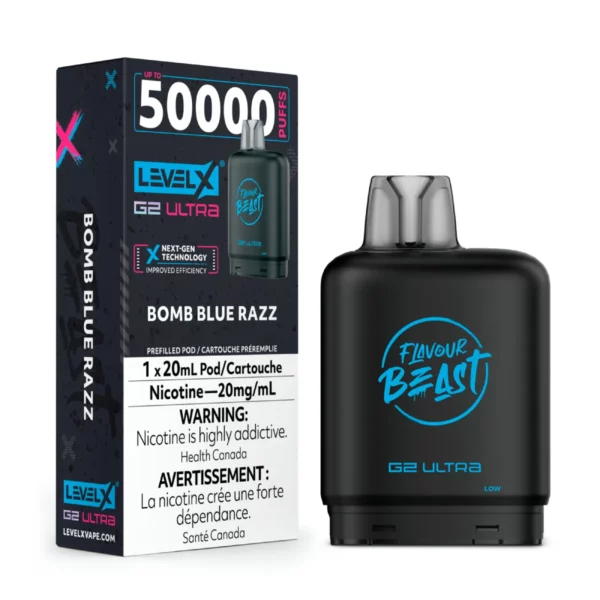 Level X Flavour Beast G2 Ultra 50K Pod - Bomb Blue Razz