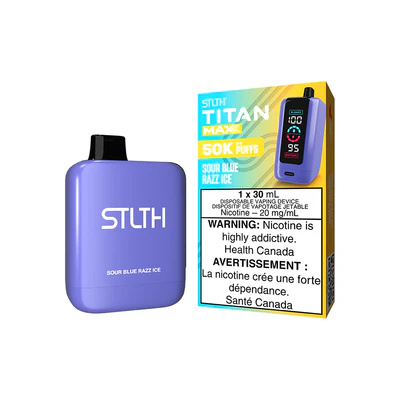 STLTH TITAN Max 50k - Sour Blue Razz Ice
