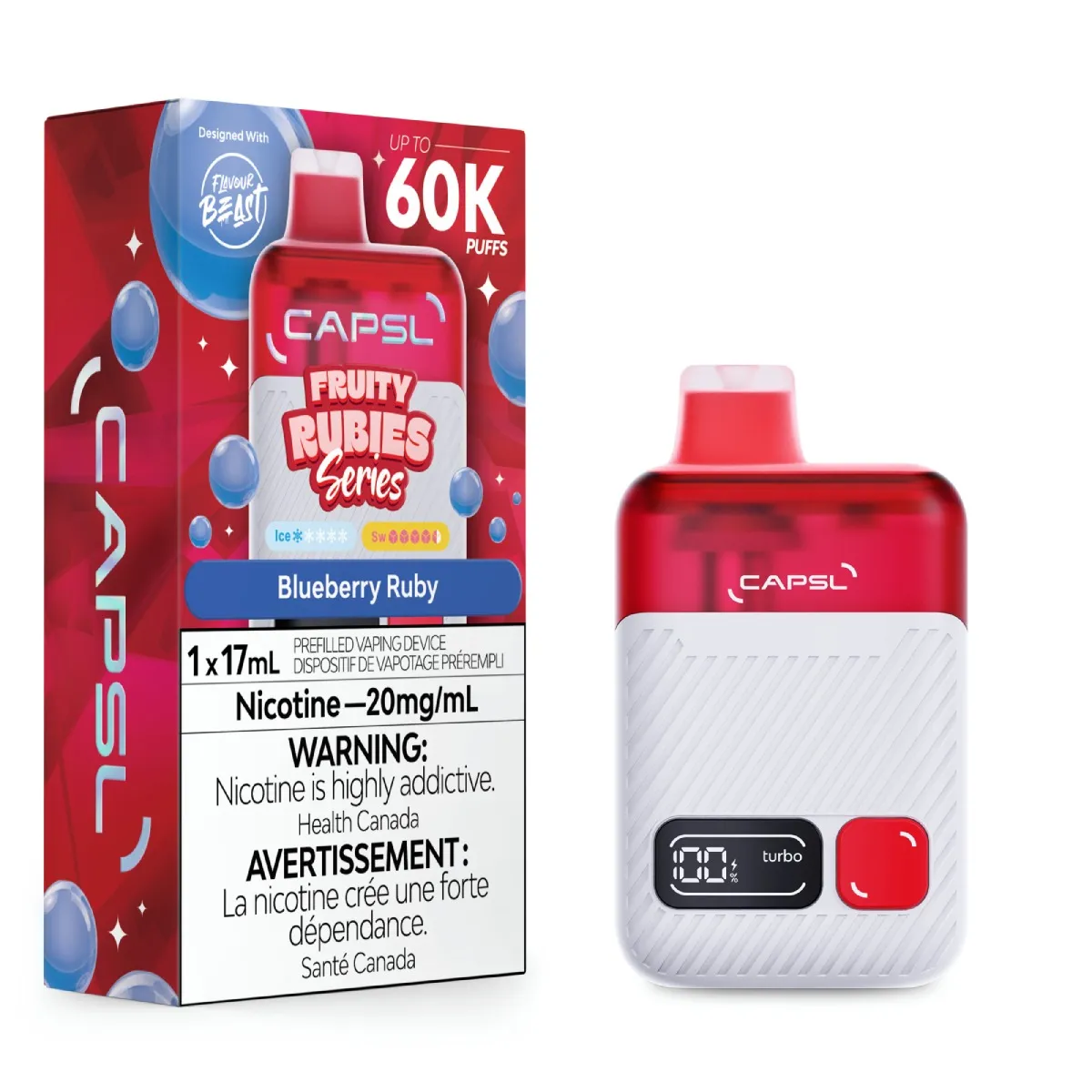 CAPSL AFX17 - Fruity Rubies Blueberry Ruby