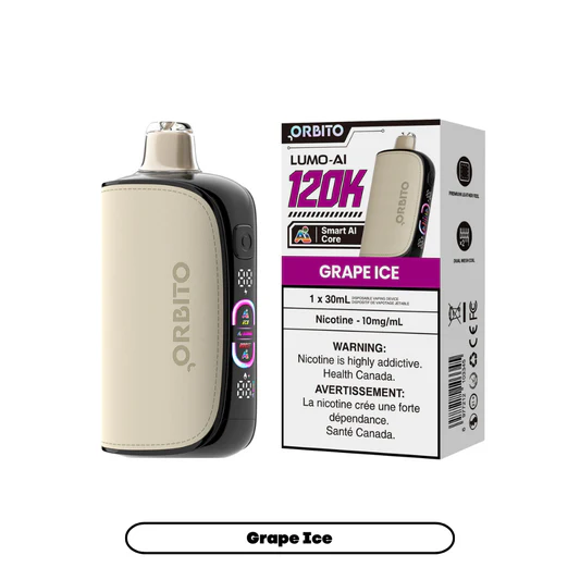 Orbito Lumo AI 120K 10mg - Grape Ice
